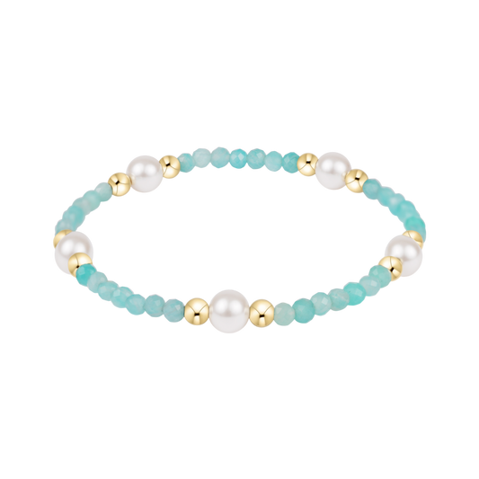Purpose Pearl 6mm Gem Bracelet Amazonite