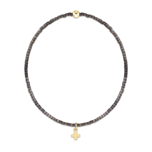 Hope Classic Moonlight Bracelet - Signature Cross Small Gold Charm