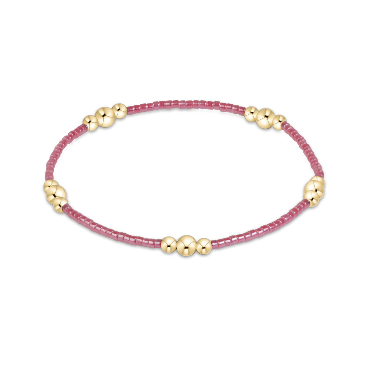 Hope Purpose Gold Bracelet - Pink Champagne