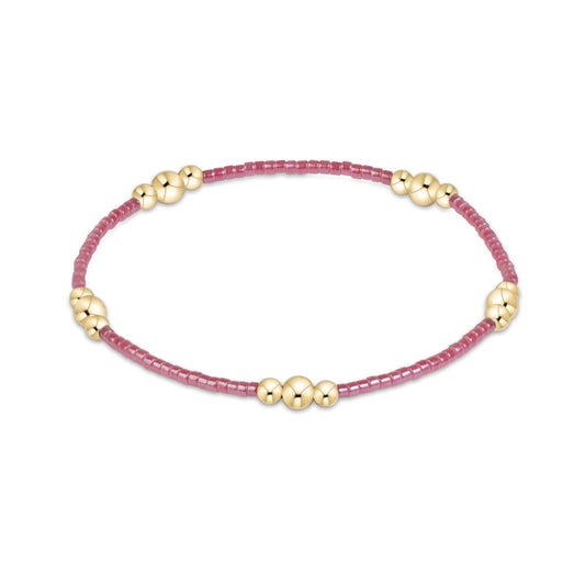 Hope Purpose Gold Bracelet - Pink Champagne