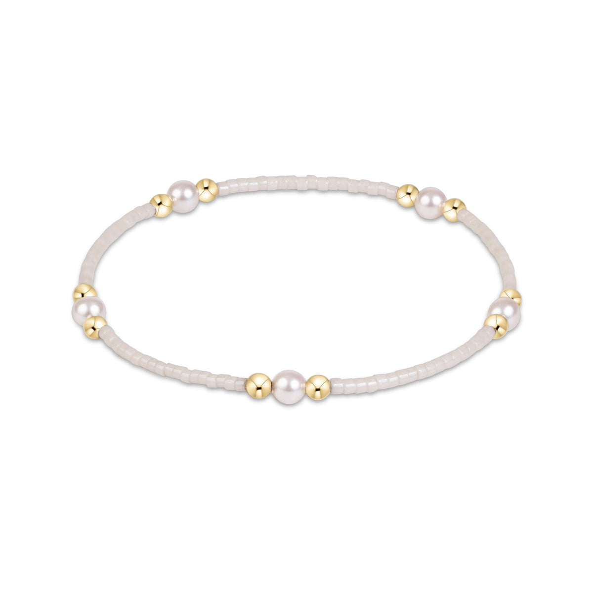 Hope Purpose Pearl Bracelet - Milkshake