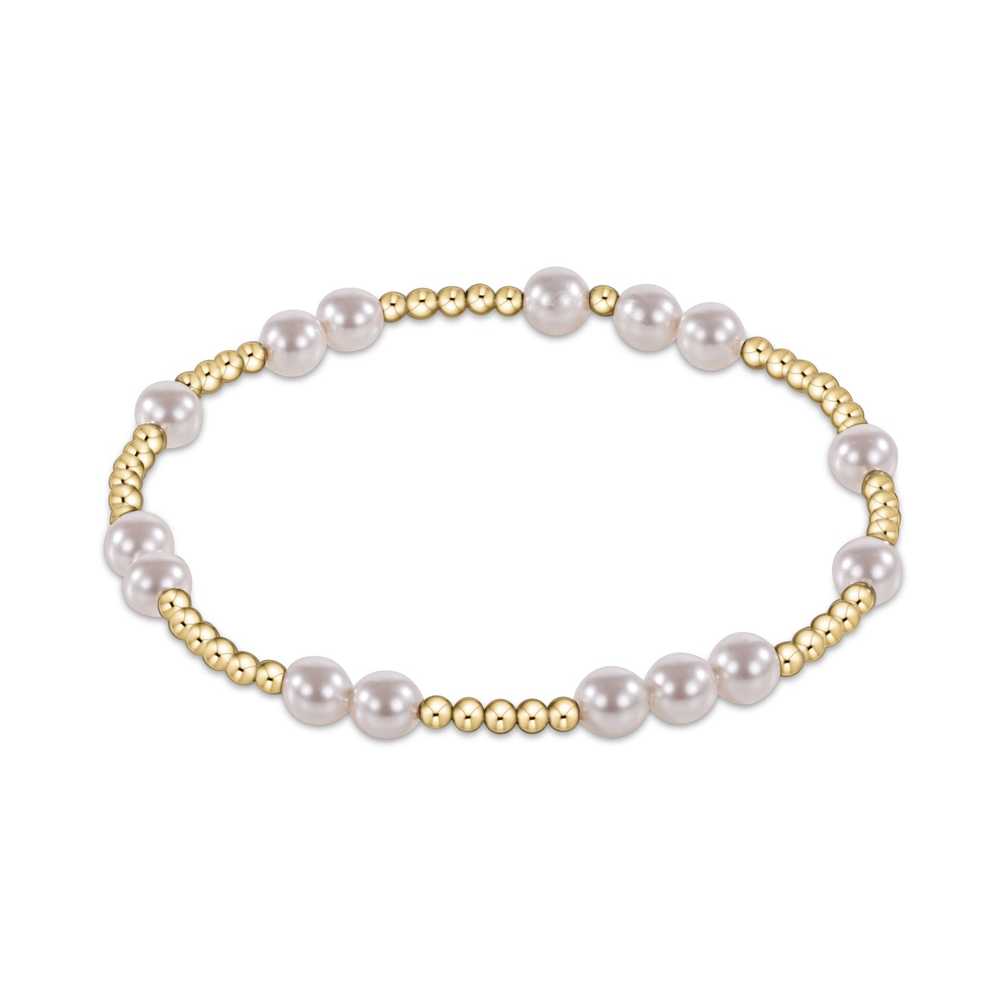 Hope Unwritten 5mm Bead Bracelet Pearl