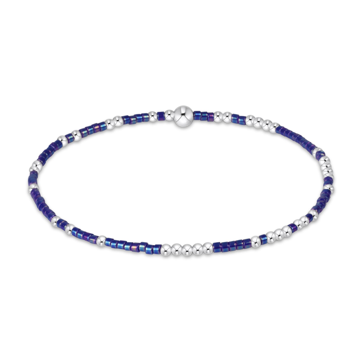 Hope Unwritten Sterling Bracelet Blue Metallic