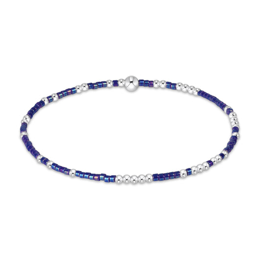 Hope Unwritten Sterling Bracelet Blue Metallic