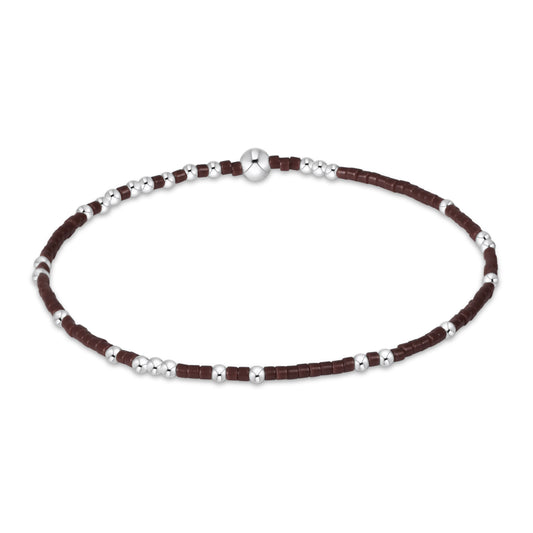 Hope Unwritten Sterling Bracelet Chocolate