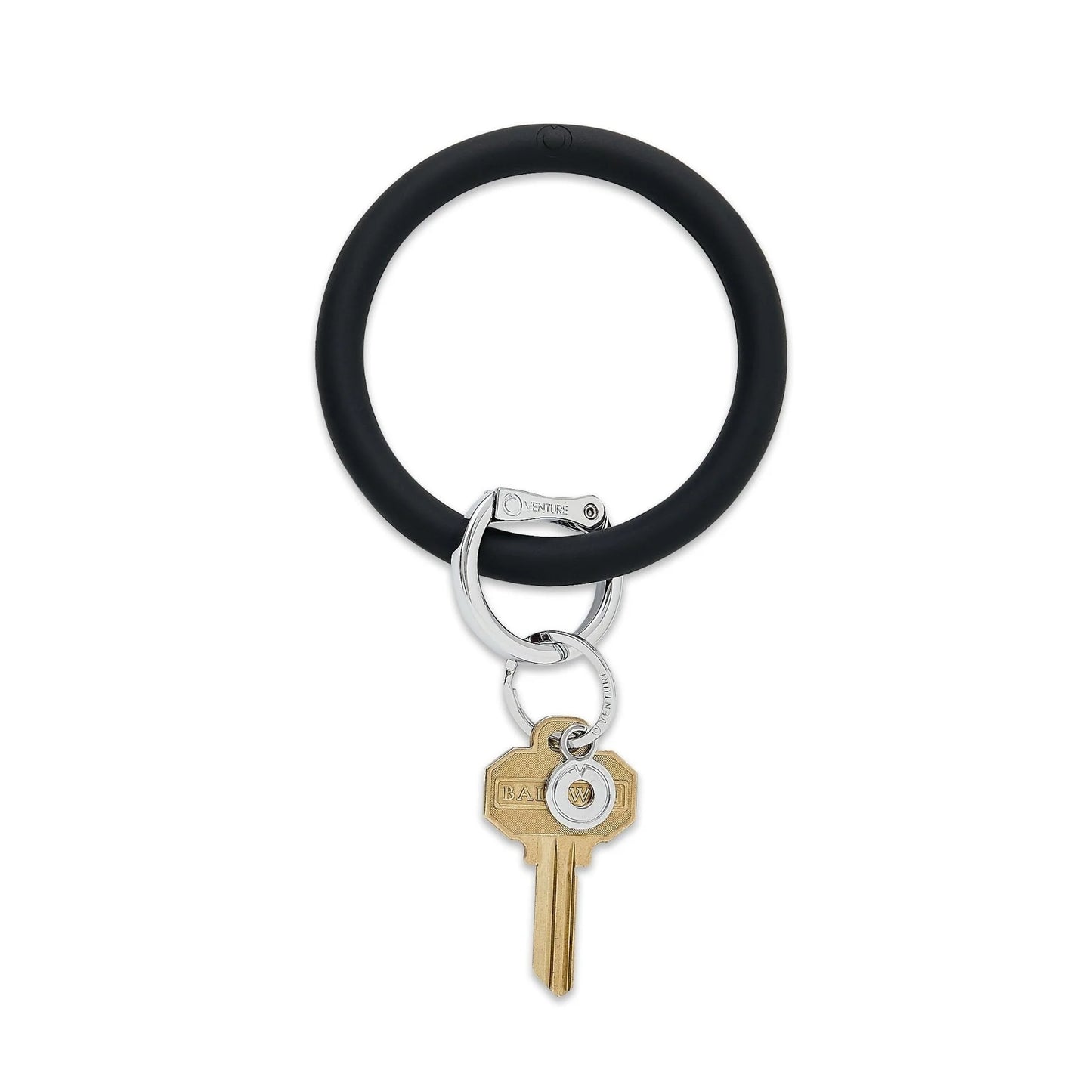 Silicone Big O Key Ring Back in Black