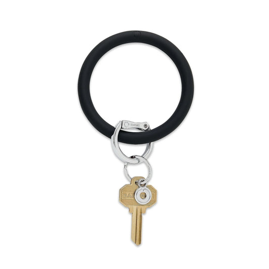 Silicone Big O Key Ring Back in Black