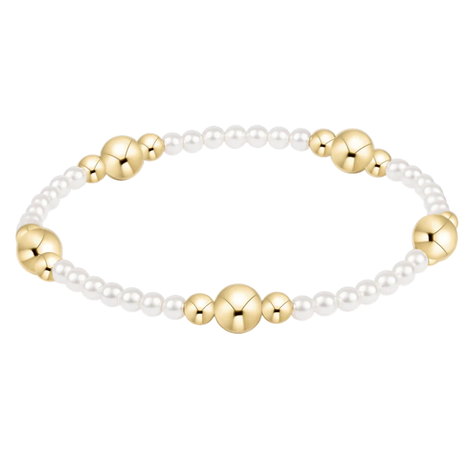 Purpose Gold 6mm Pearl Bracelet
