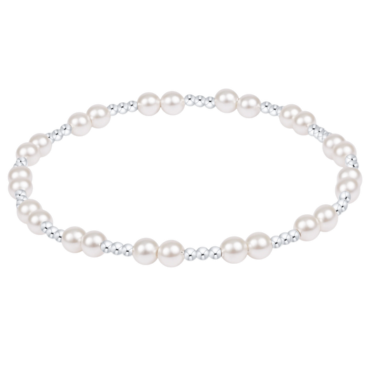 Together Pearl 4mm Sterling Bracelet
