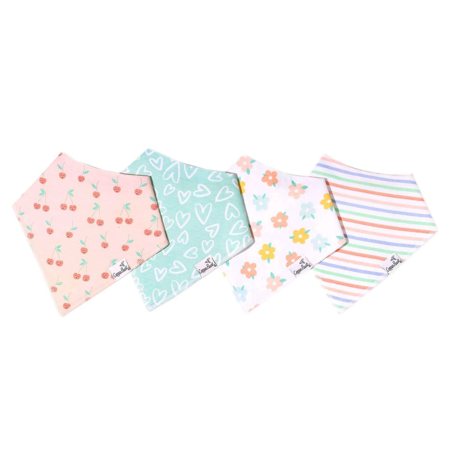 Bandana Bibs Set of 4 Cheery