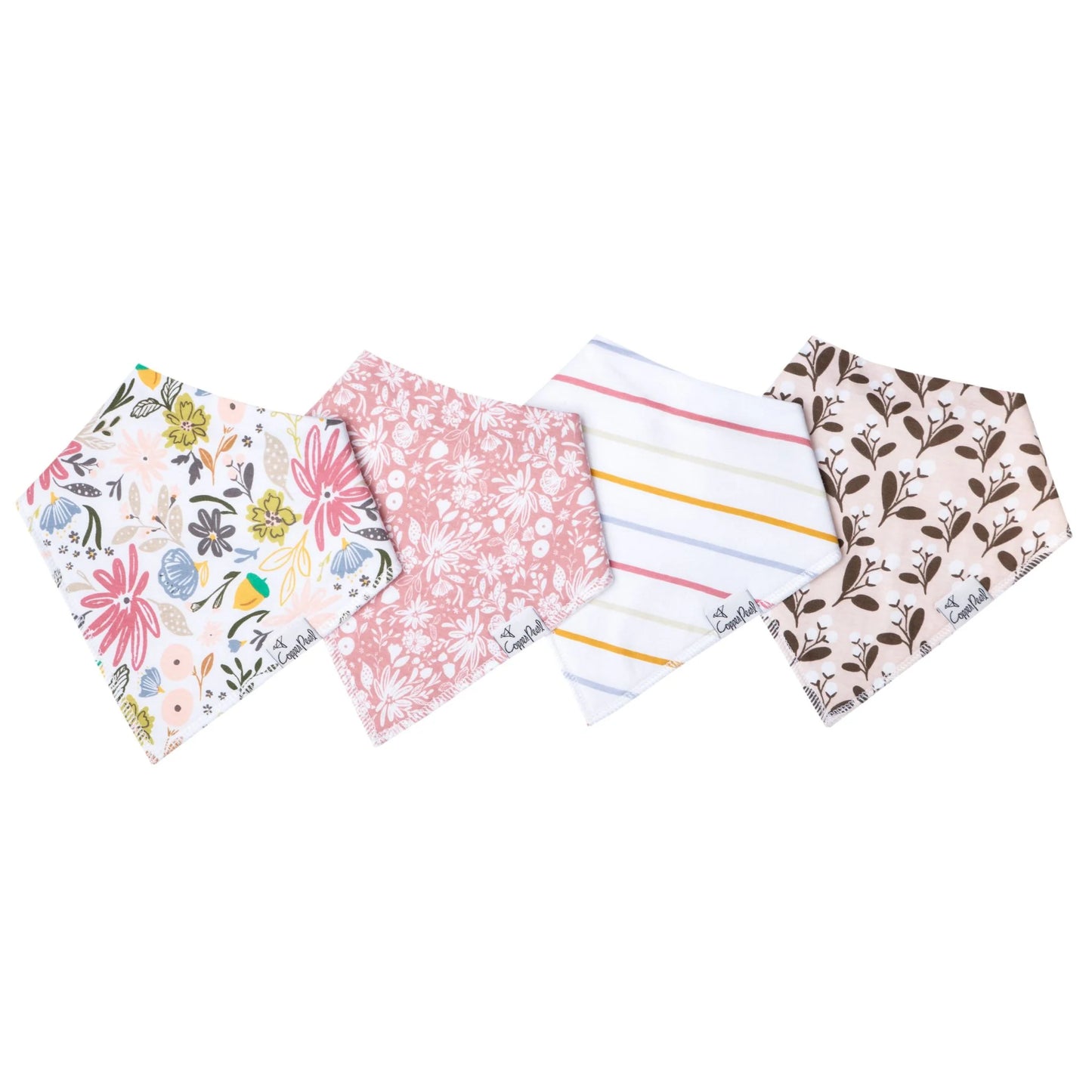 Bandana Bibs set of 4 Olive