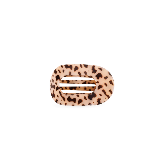 Blonde Tortoise Tiny Flat Round Hair Clip