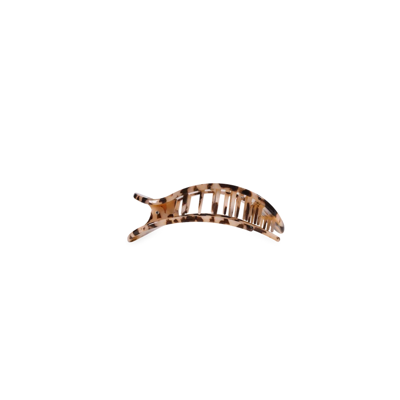 Blonde Tortoise Tiny Flat Round Hair Clip