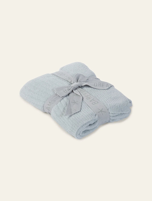 CozyChic Lite® Ribbed Baby Blanket Blue