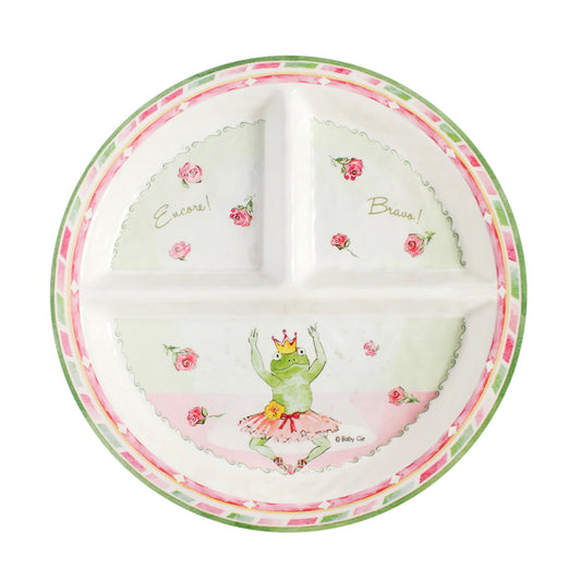 Bravo Encore Round Textured Sectioned Plate