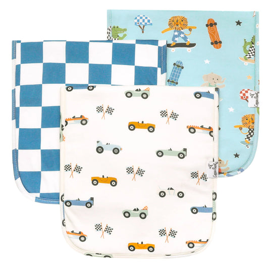 Burp Cloths Set of 3 Speedster