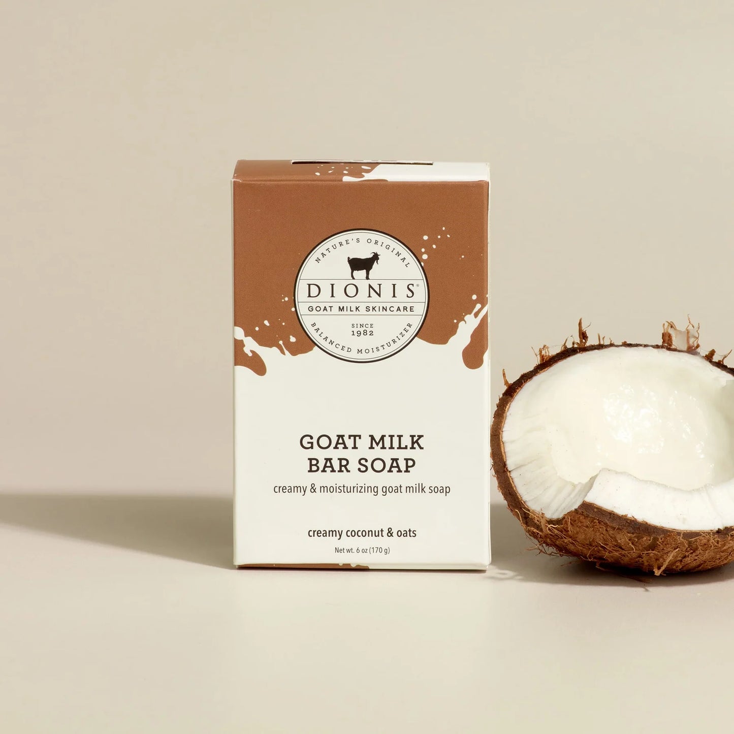 Creamy Coconut & Oats Goat Milk Bar Soap