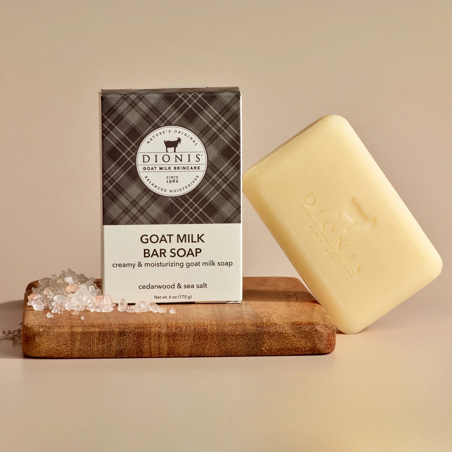 Cedarwood & Sea Salt Goat Milk Bar Soap