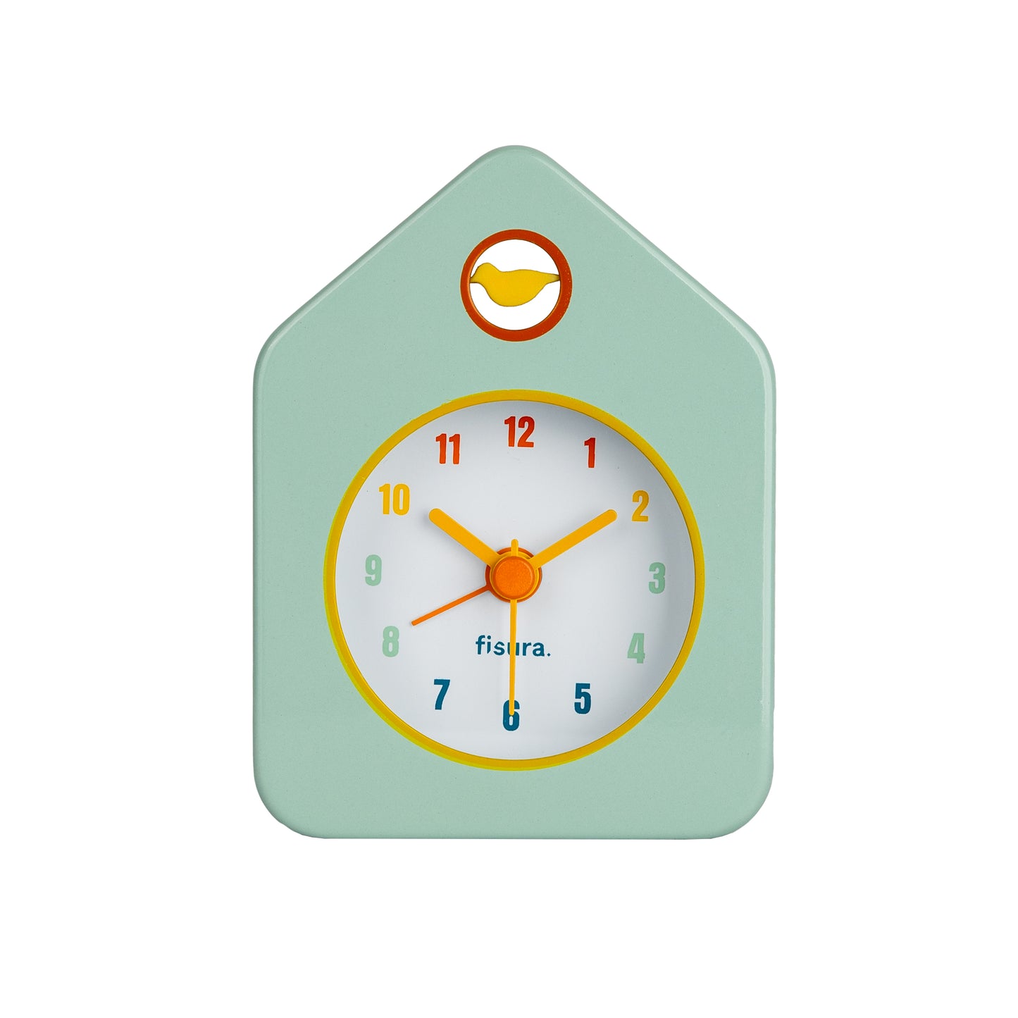 Green Mini House Alarm Clock