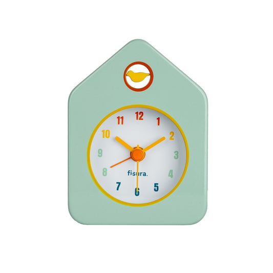Green Mini House Alarm Clock