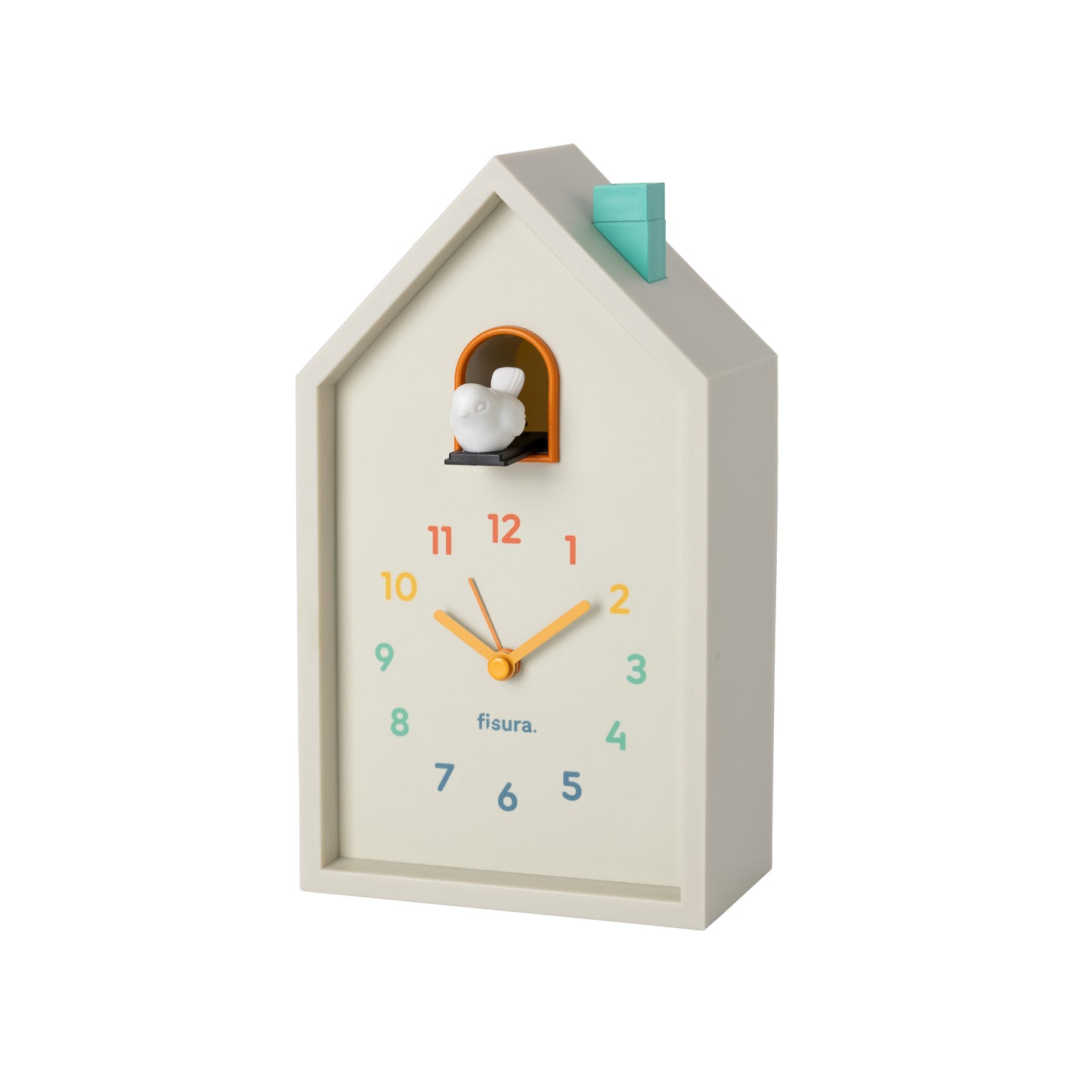 Multicolored House Cuckoo Alarm Clock