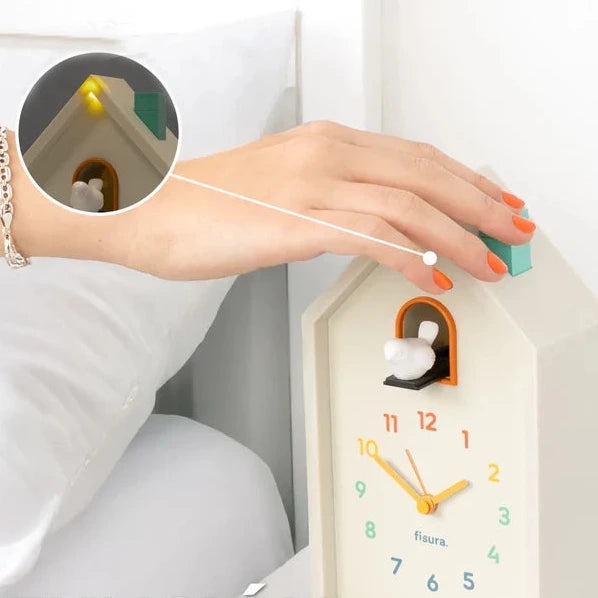 Multicolored House Cuckoo Alarm Clock