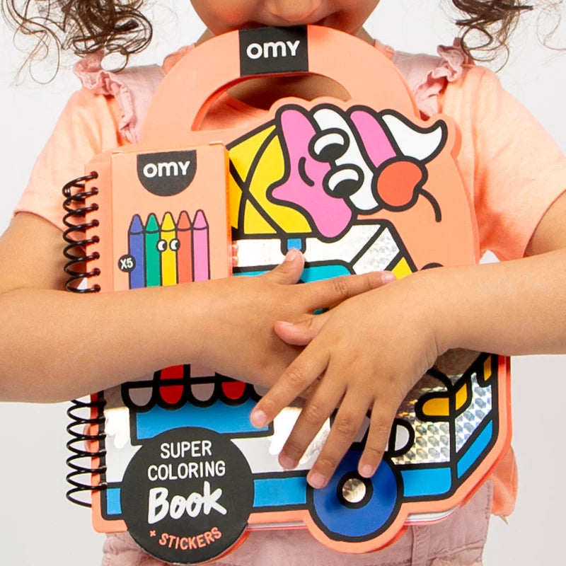 Yummy Super Coloring & Sticker Book