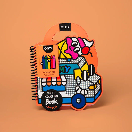 Yummy Super Coloring & Sticker Book