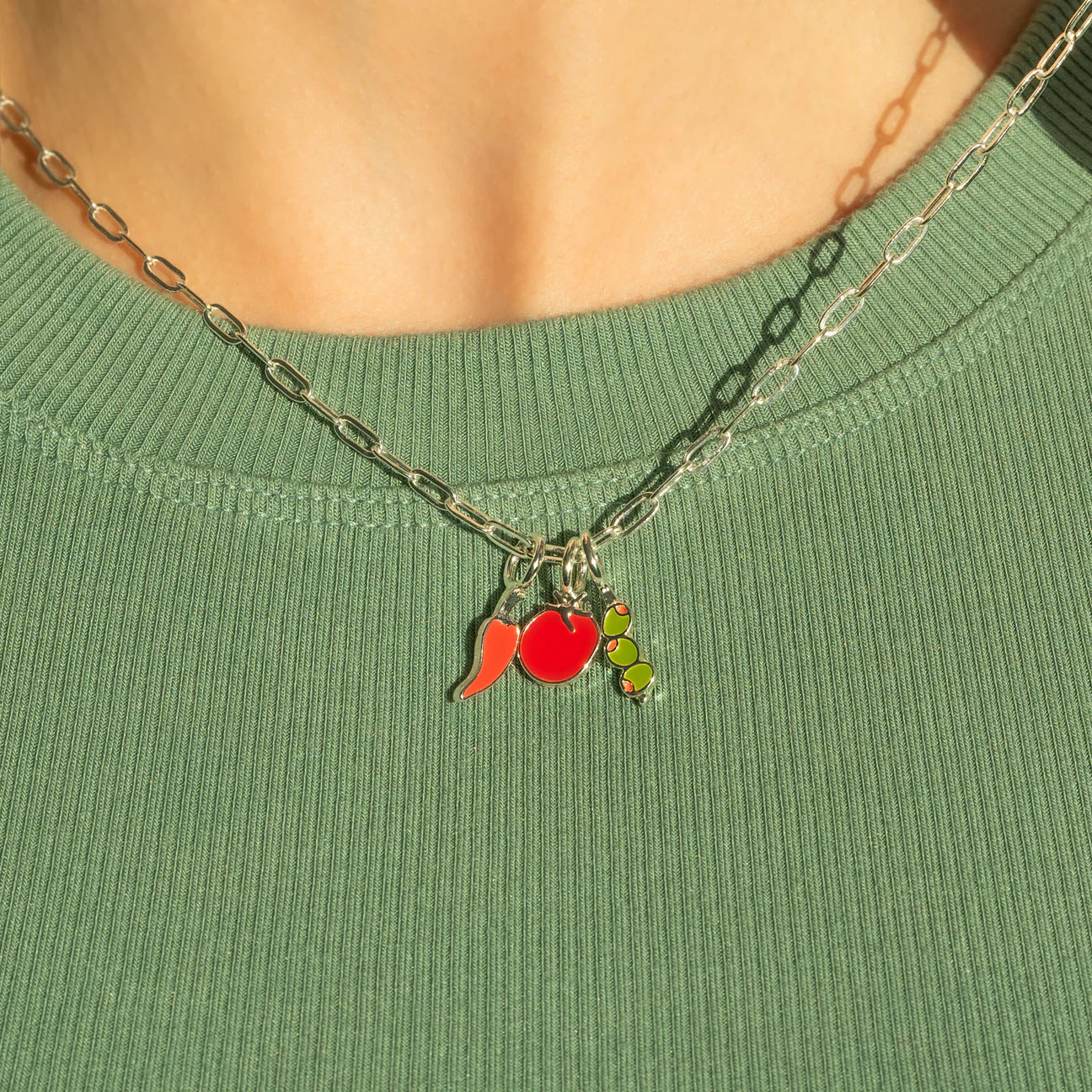 Charm Garden Gold Paperclip Chain 18-20 in