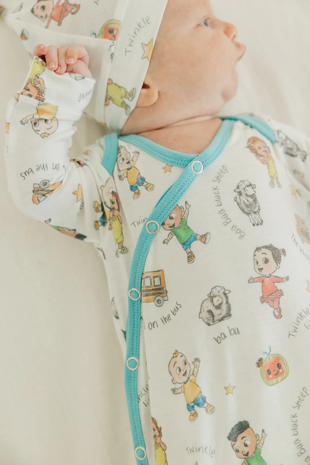 Newborn Knotted Gown CoComelon Friends