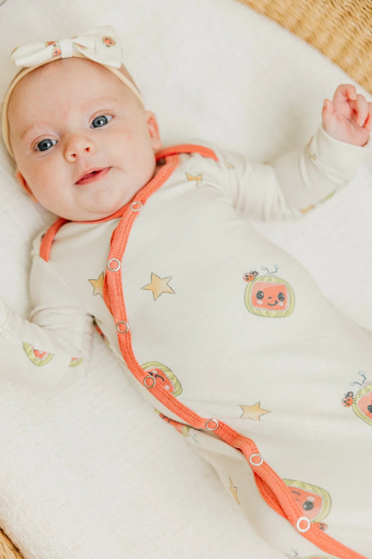 Newborn Knotted Gown CoComelon