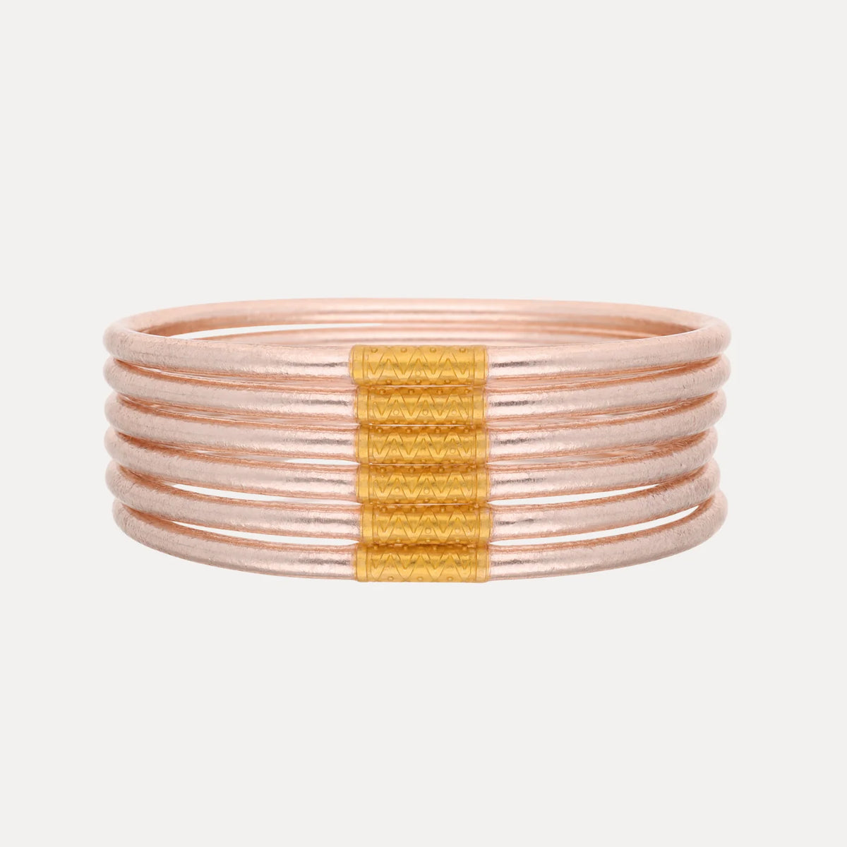 Champagne Lumine All Weather Bangles Set of 6