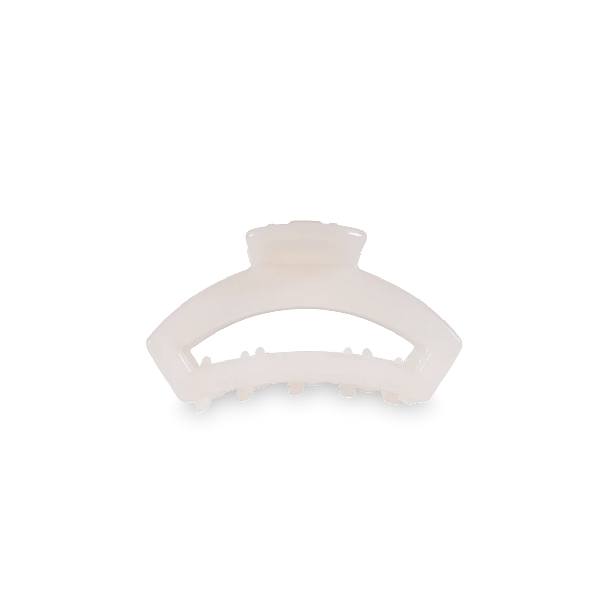 Coconut White Tiny Open Hair Clip