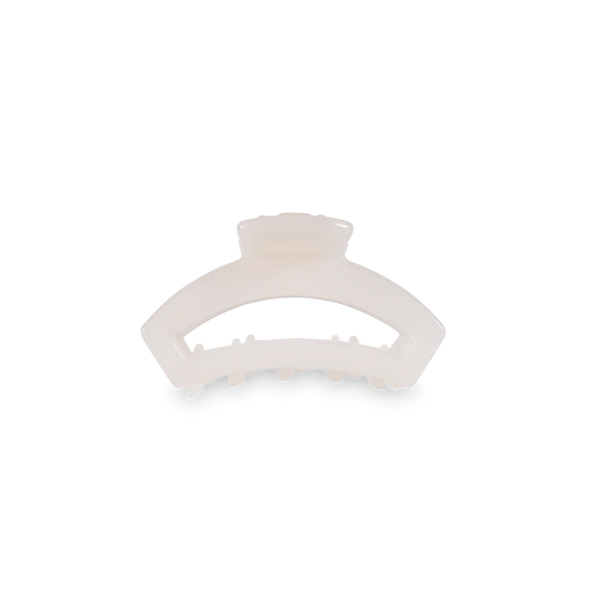 Coconut White Tiny Open Hair Clip
