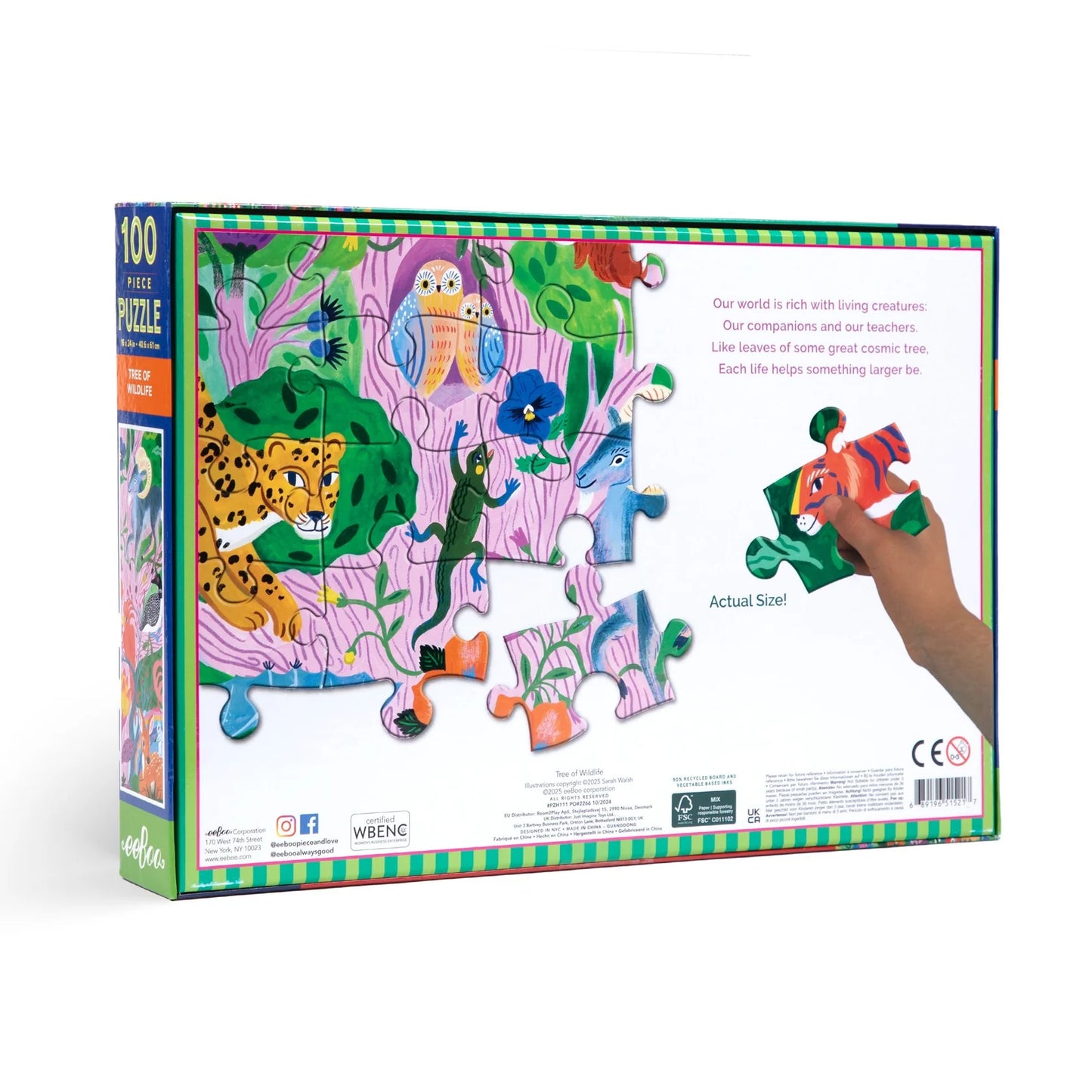 Tree of Wildlife 100 Piece Puzzle