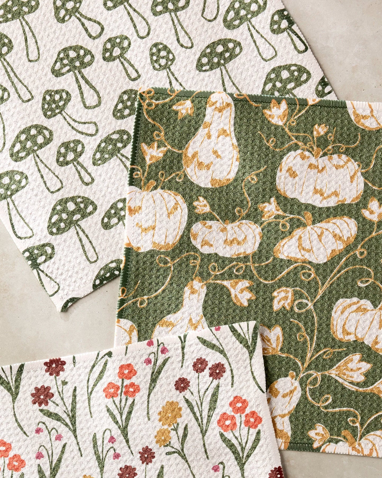 Woodland Trail Dishcloth Set of 3