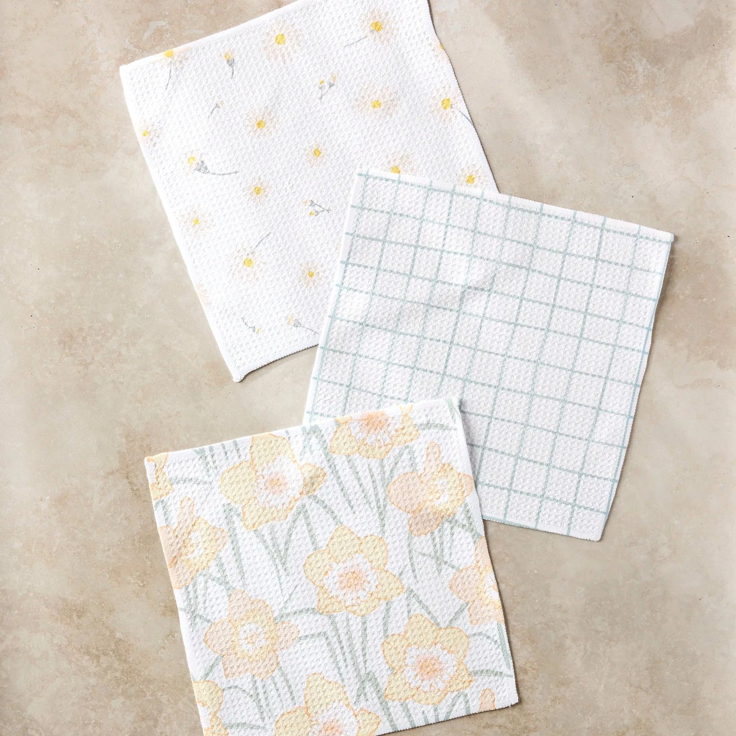 Daisy Dust Dishcloth Set of 3