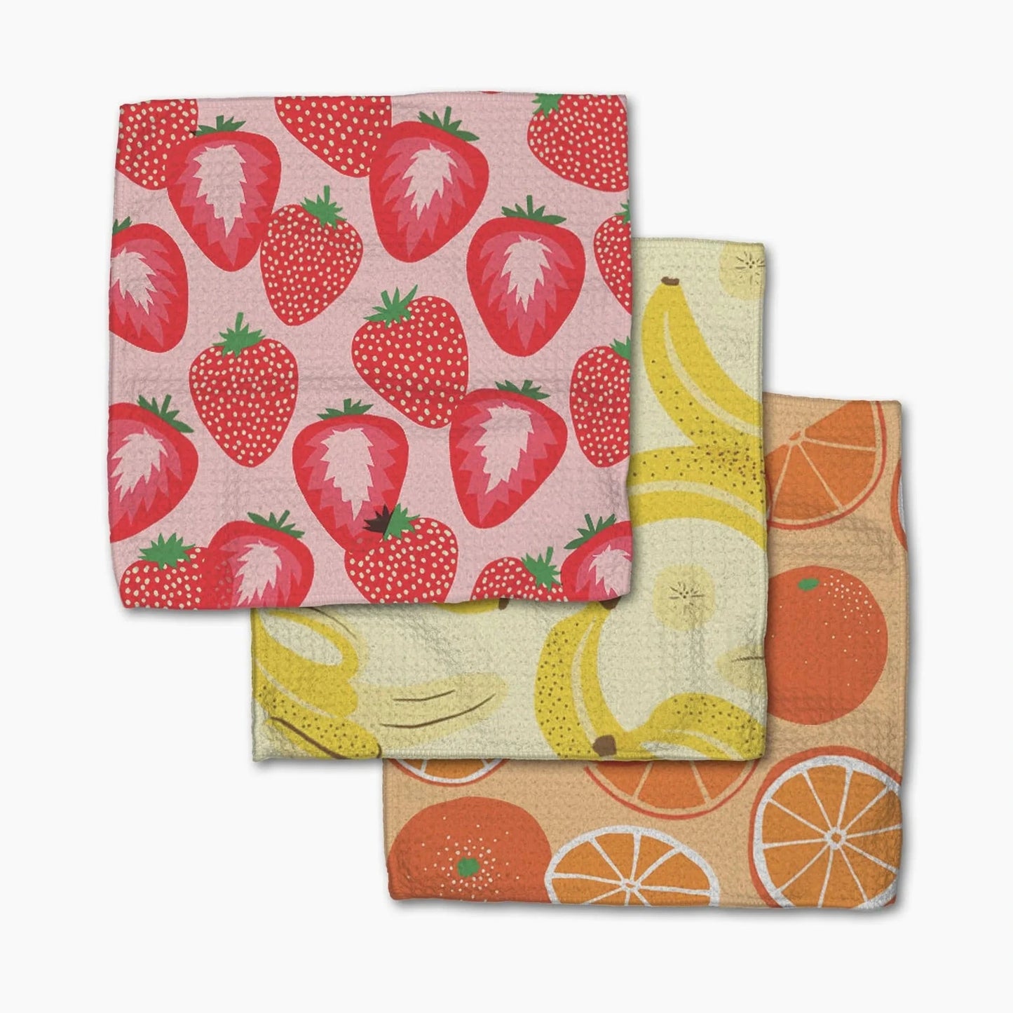Favorite Fruit Dishcloth Set of 3
