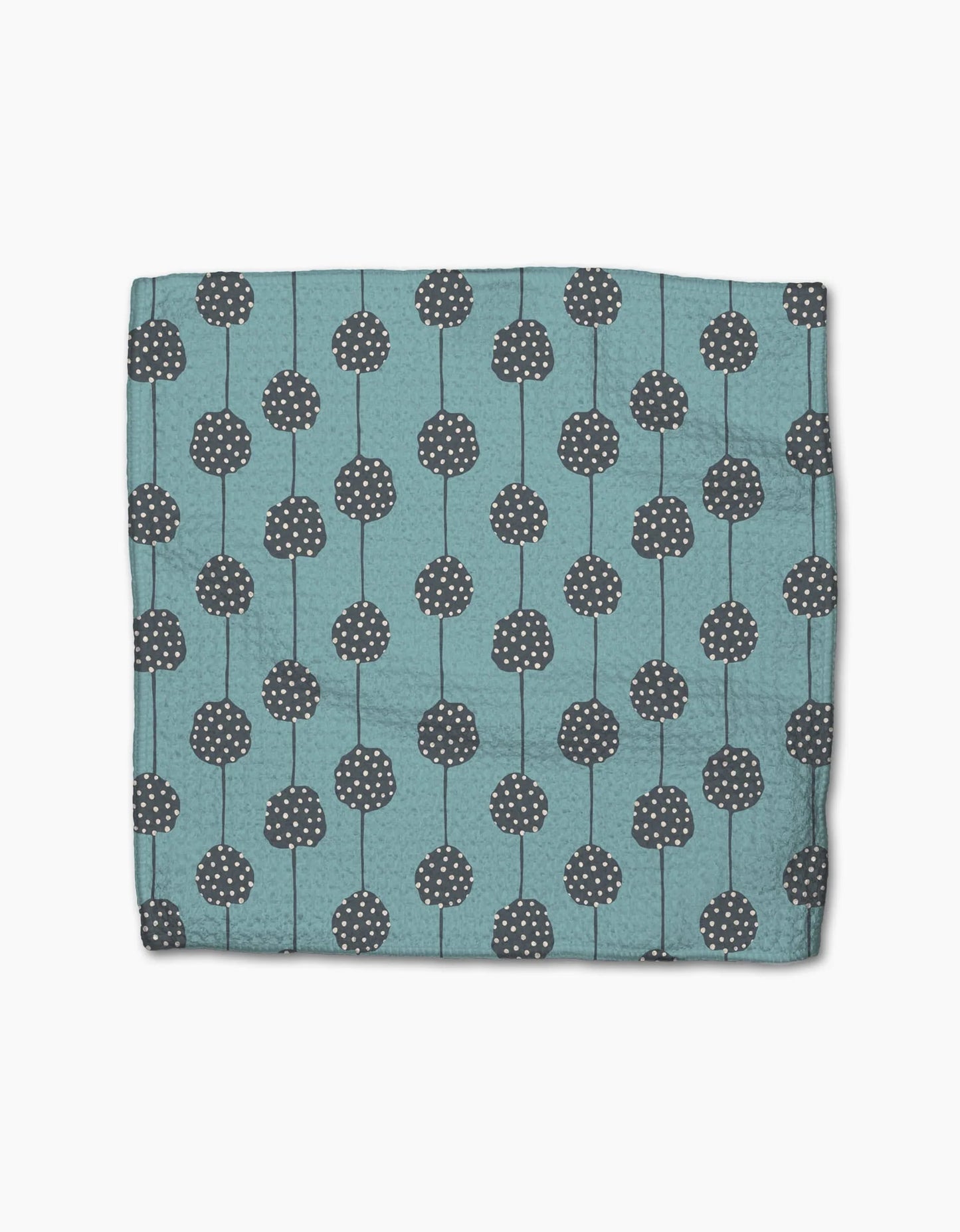 Polka Dot Blooms Dishcloth Set of 3