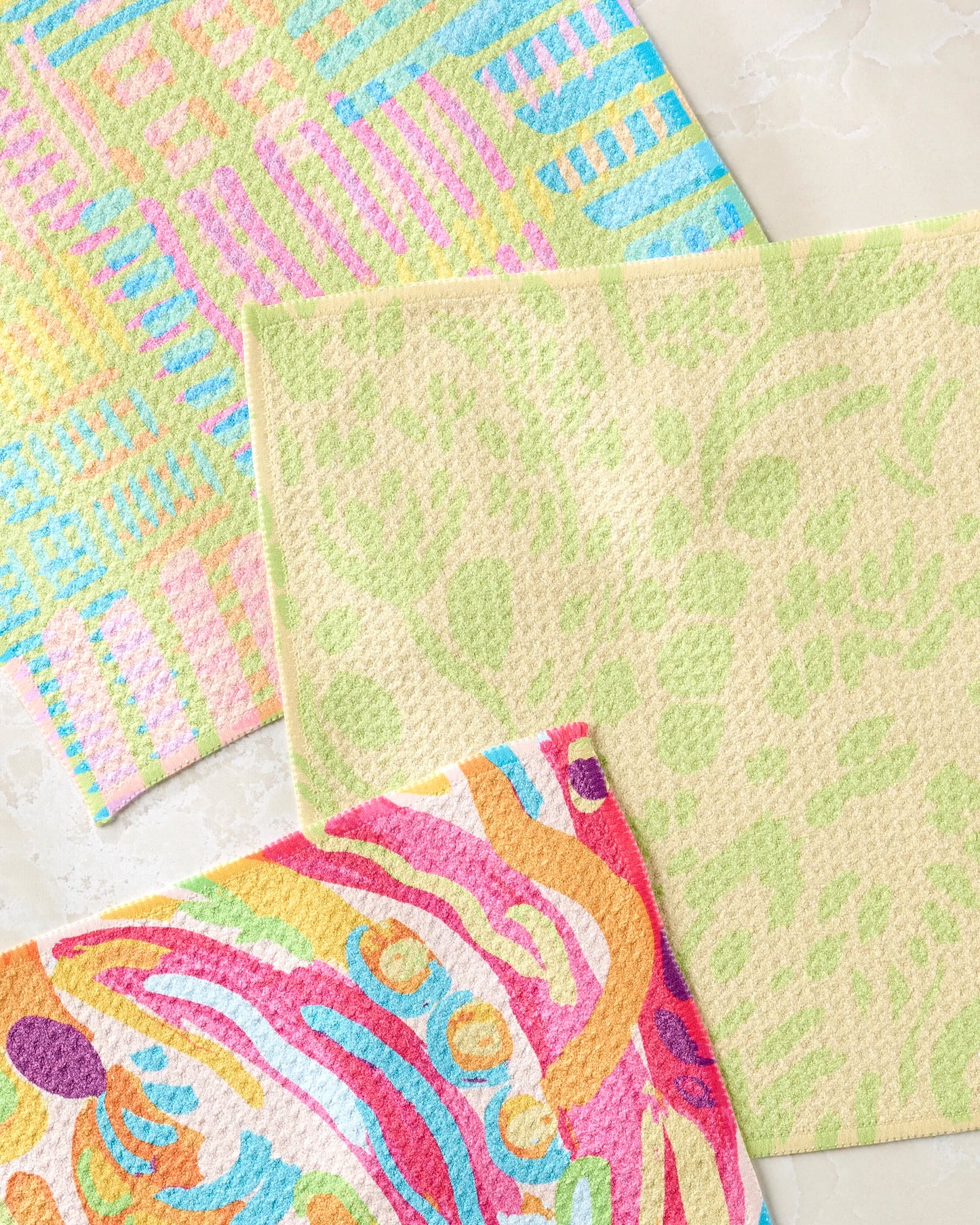 Positive Vibes Dishcloth Set of 3