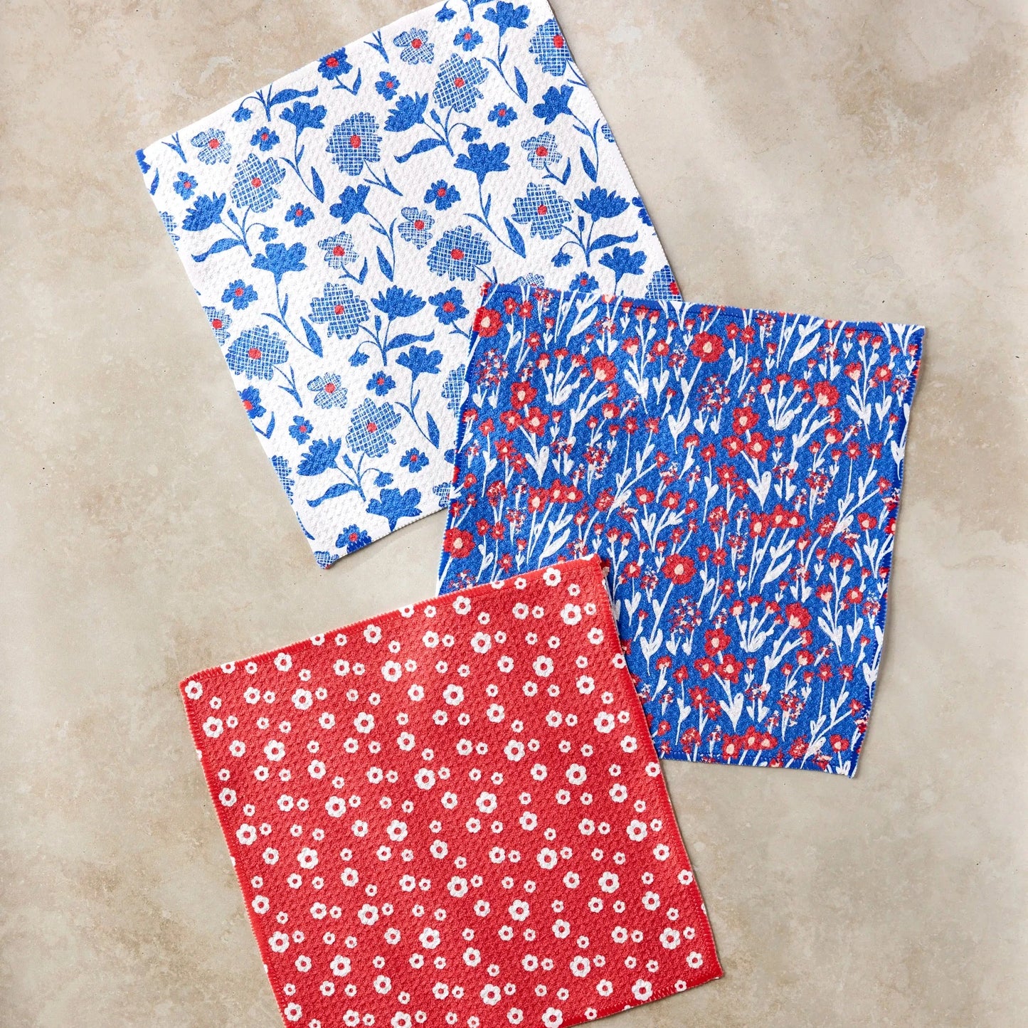 Royal Garden Dishcloth Set of 3
