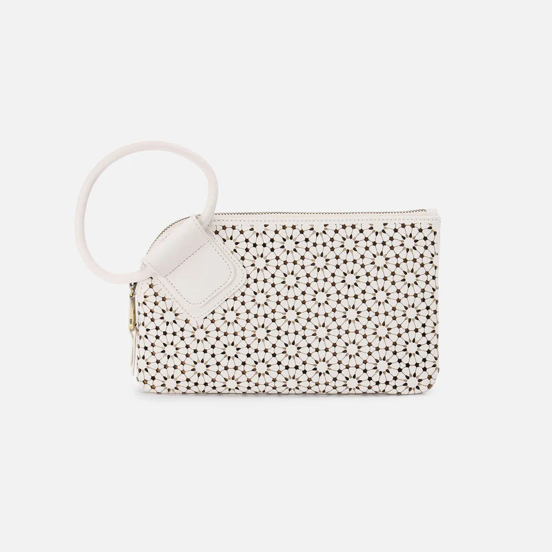 Sable Wristlet Ecru Daisy Perf