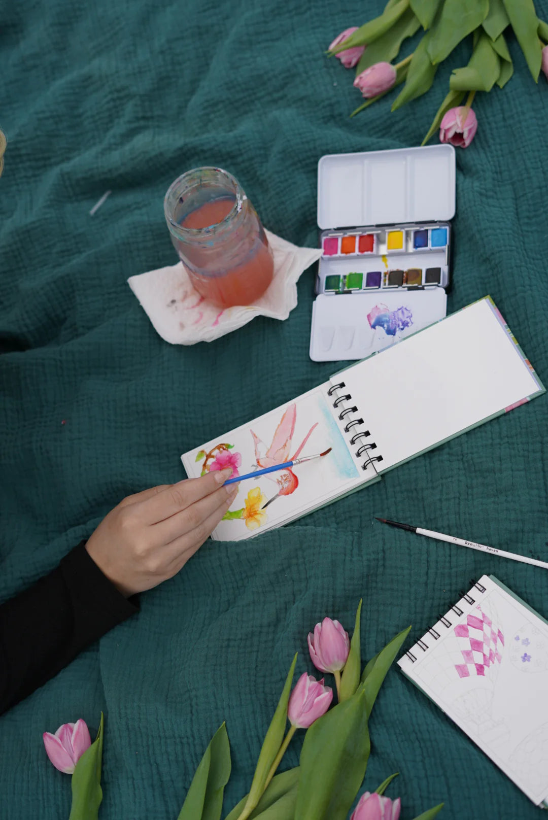 A Little Bit of Summer Mini Watercoloring Book