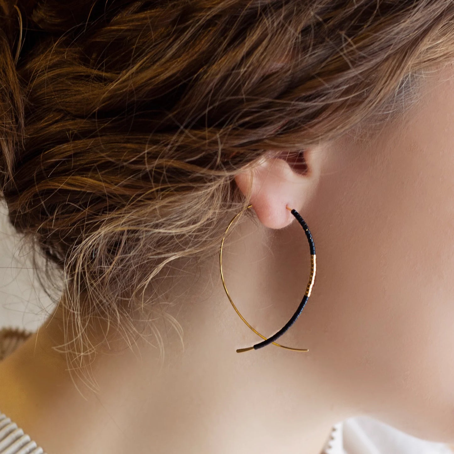 Norah Earrings Black