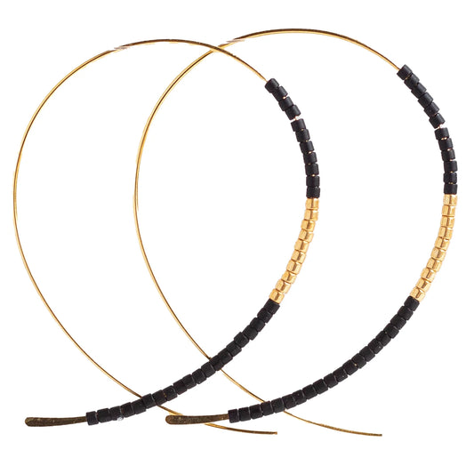 Norah Earrings Black