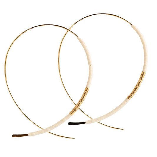 Norah Earrings Ivory