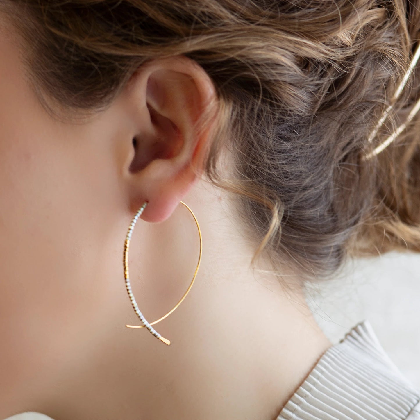 Norah Earrings Smoky Quartz
