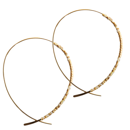Norah Earrings Taupe