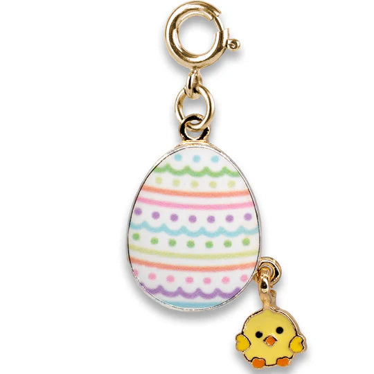 Gold Easter Egg Charm