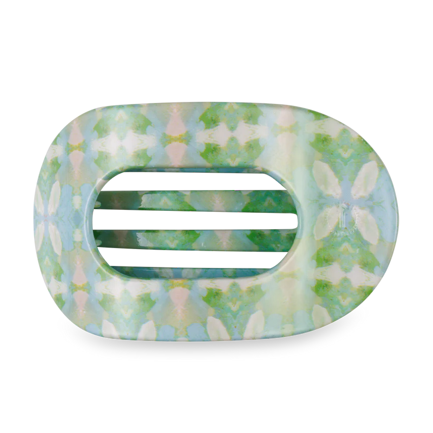 Elephant Falls Large Flat Round Hair Clip